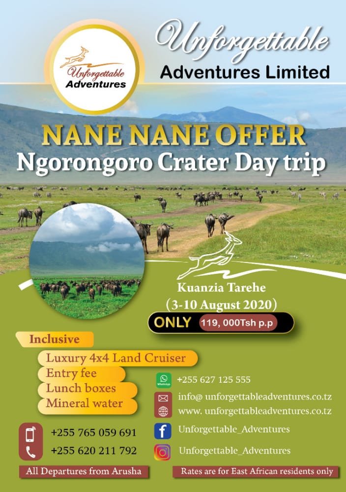 Nanenane Offer Ngorongoro day trip